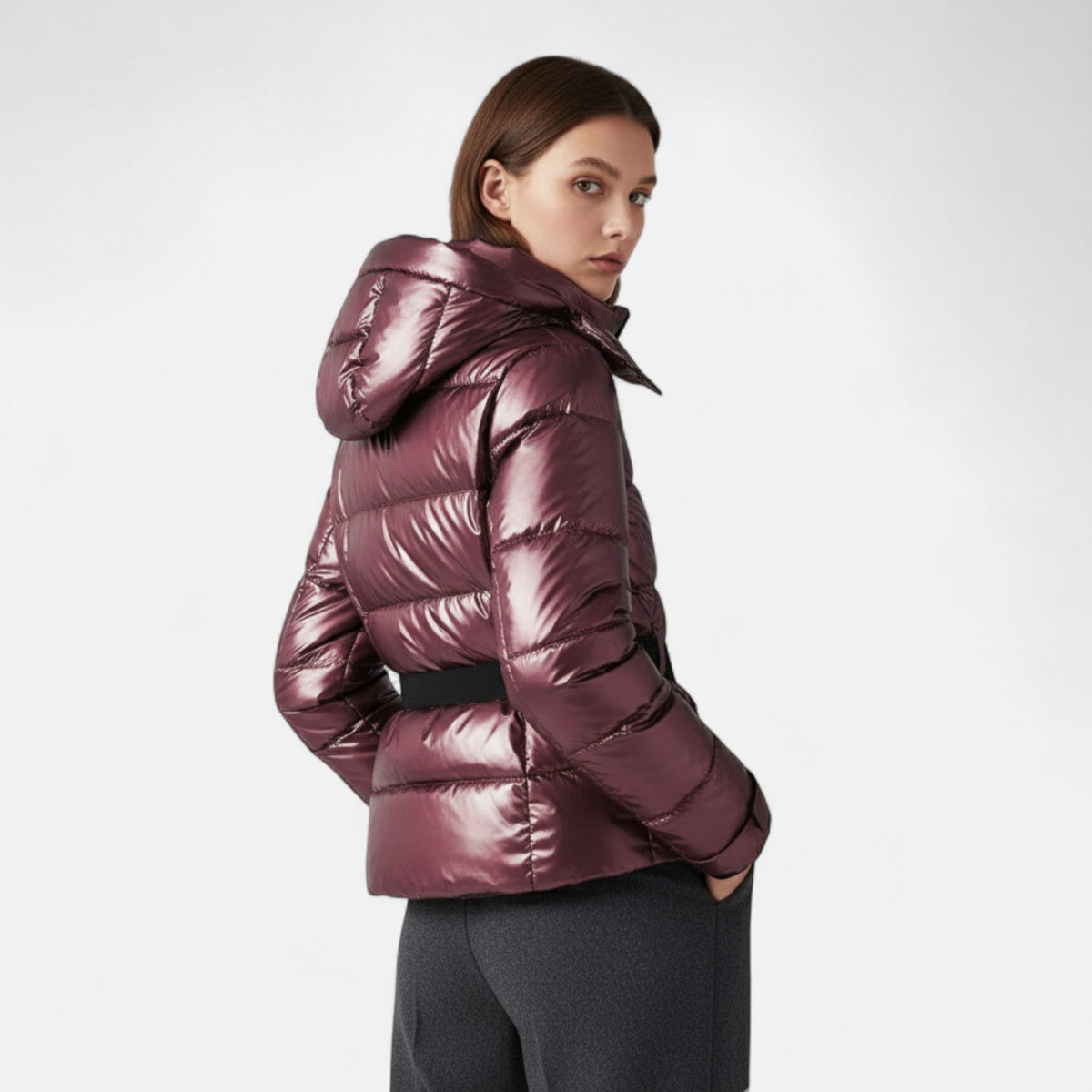 Chaqueta de esquí entallada para mujer, técnica, elegante y de alto rendimiento invernal