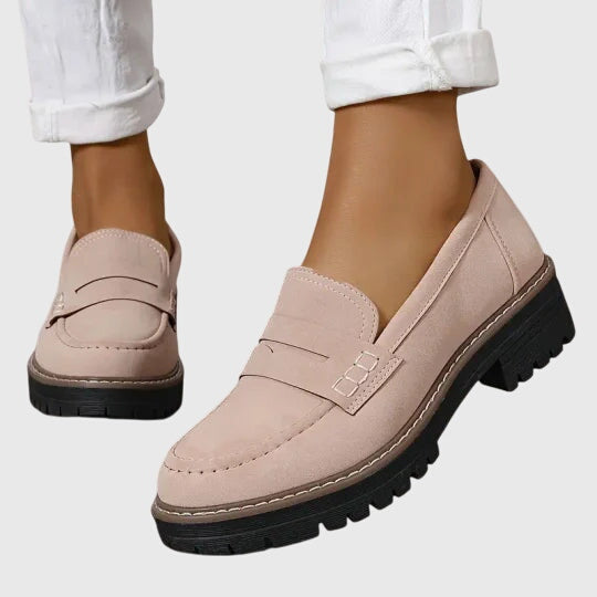 Mocassini da donna in suede
