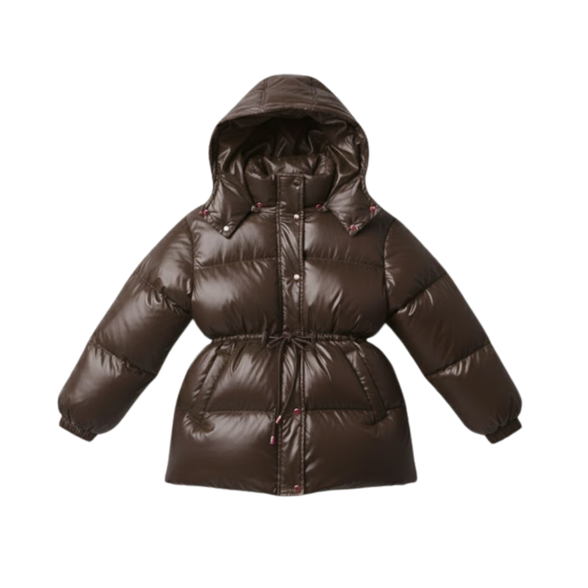 Women's Thick Cotton Jacket Removable Hood Winter Warm