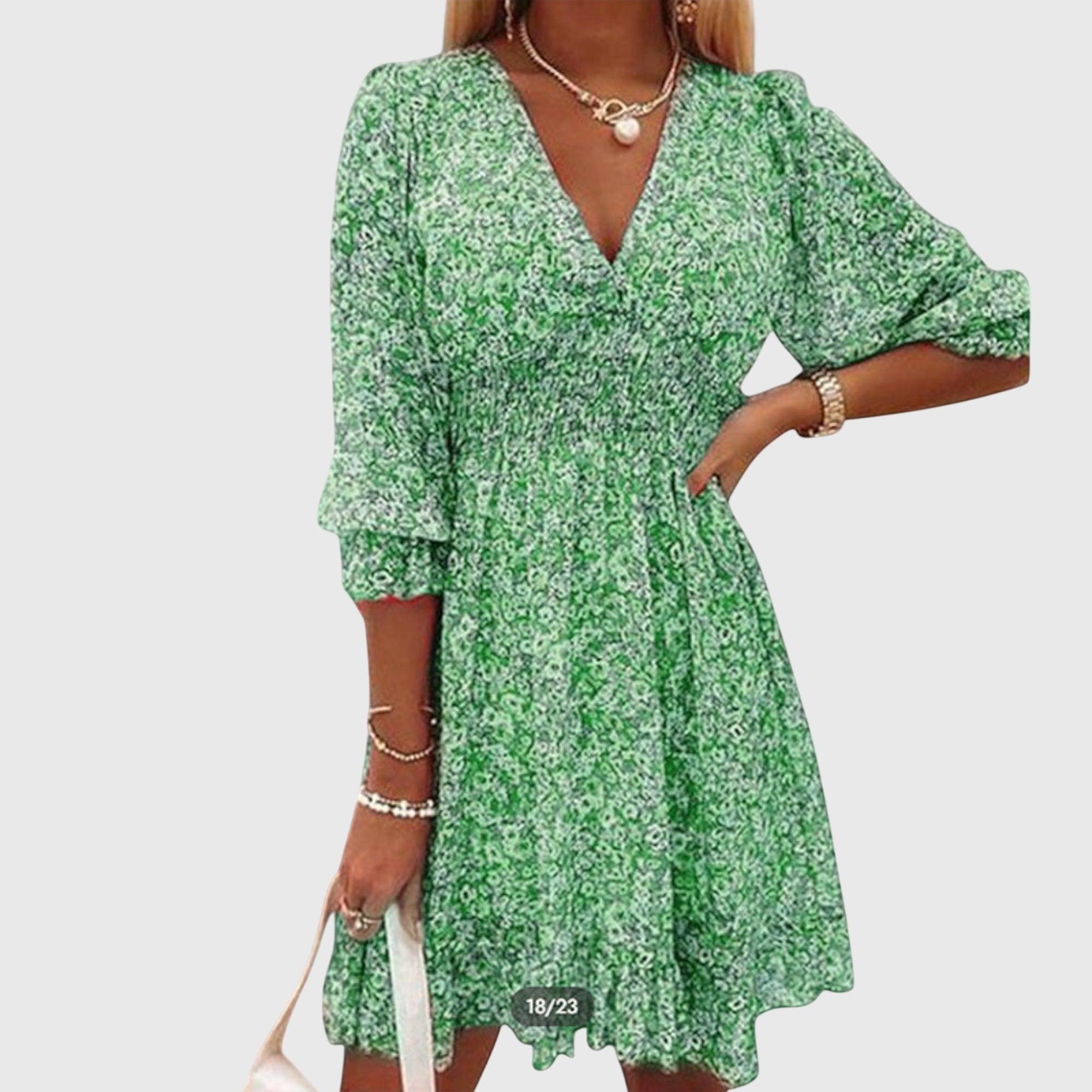 Women's Dress puff sleeves