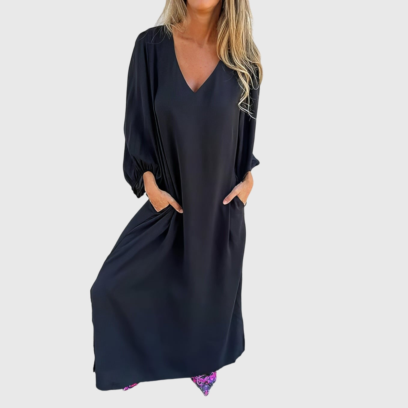 Women's Midi Dress side pockets