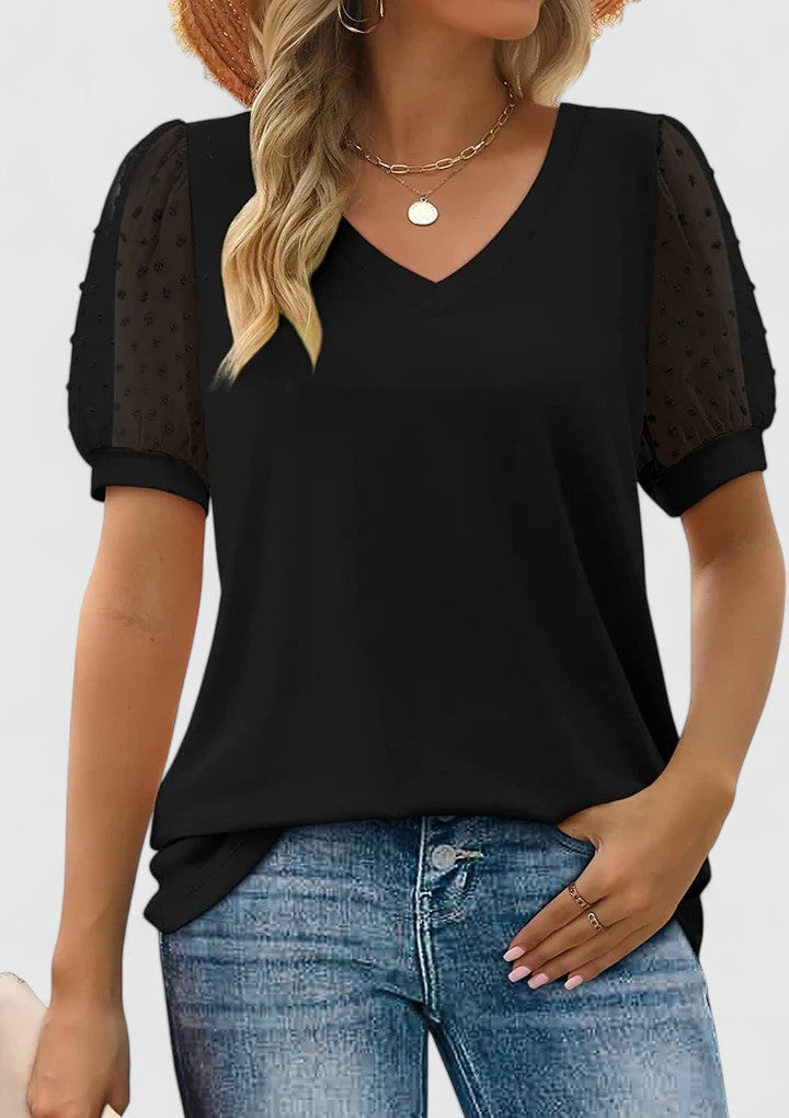 Vestido para mujer con escote en V