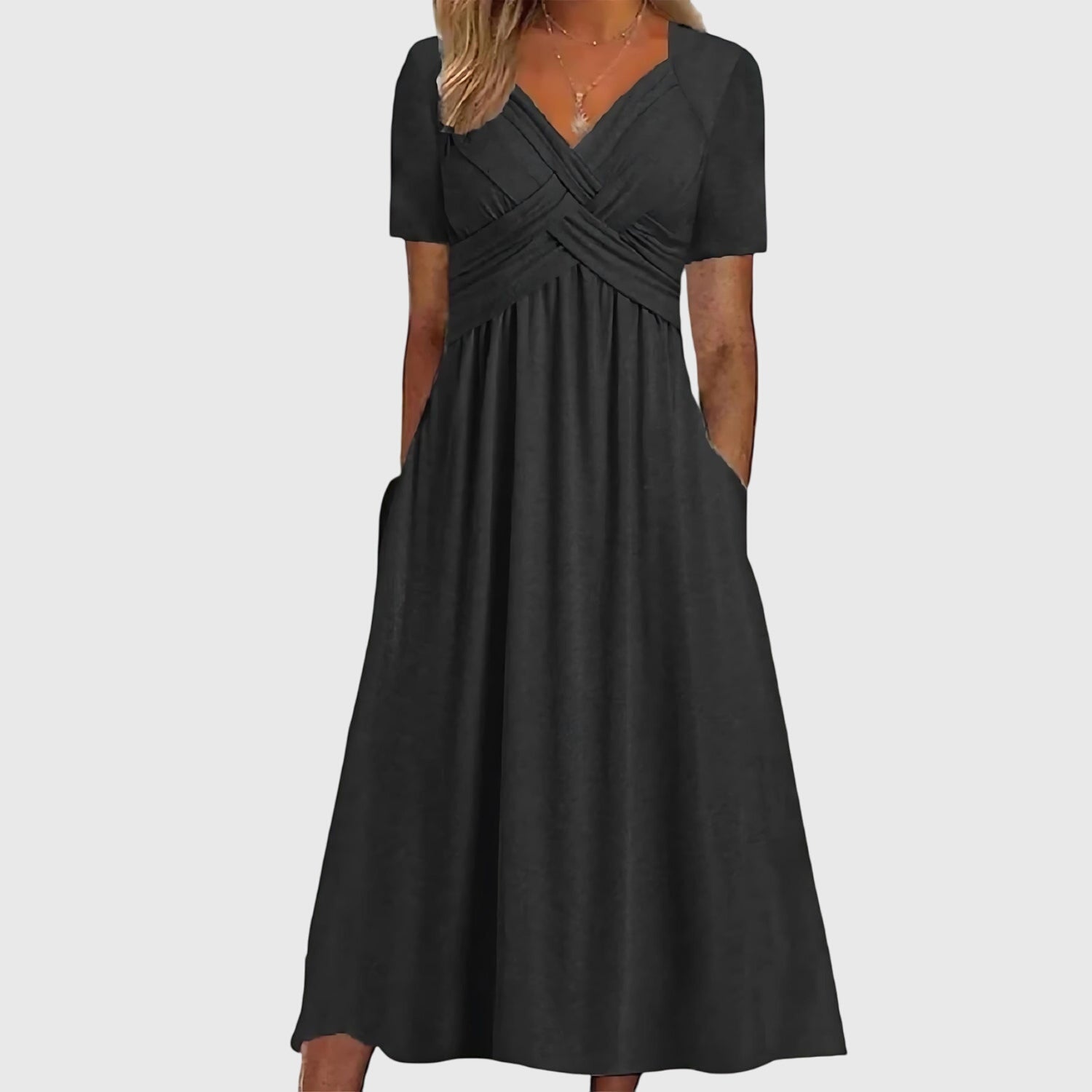 Women's Midi Dress A-line cut