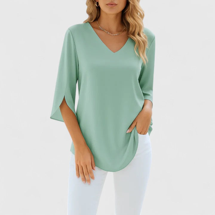 Women's Blouse V-neck
