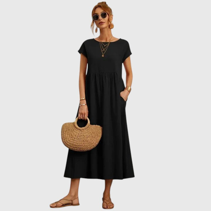 Women's Midi Dress side pockets