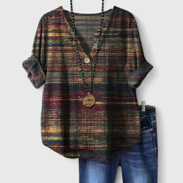 Women's Blouse V-neck