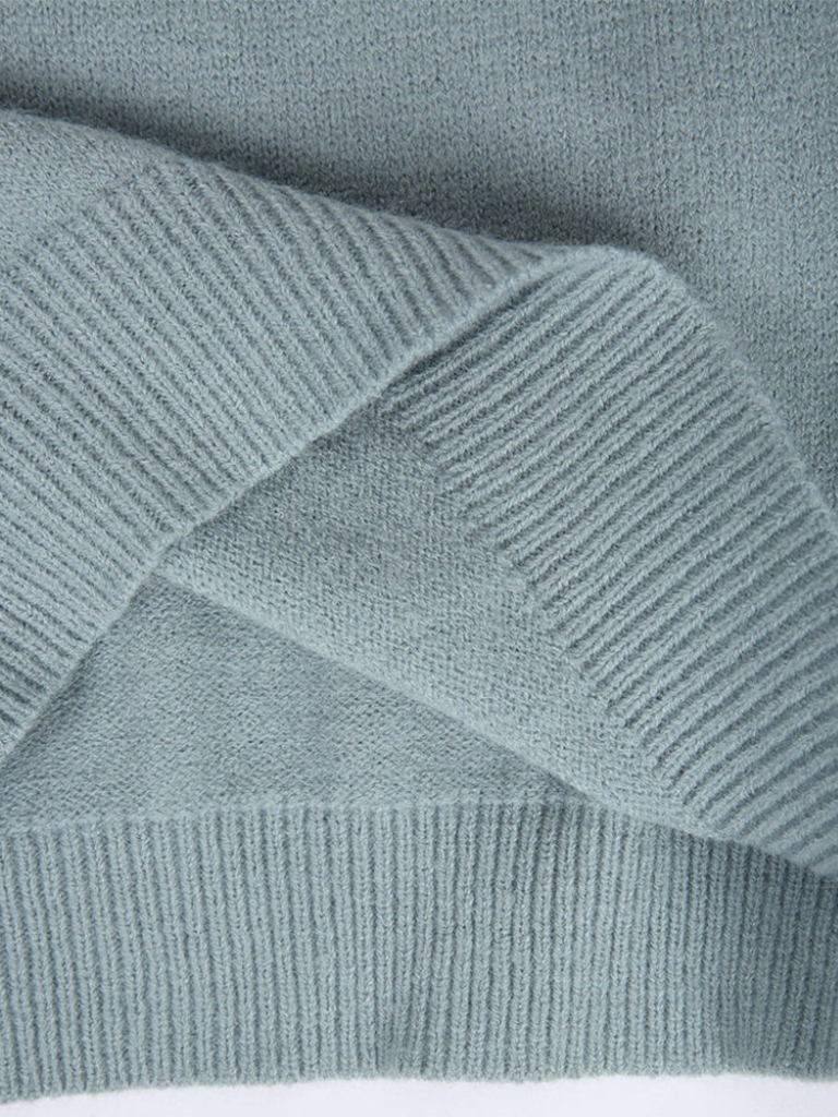 Pull femme en denim