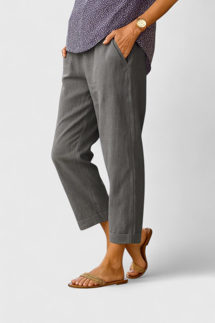 Women's Wide-Leg Pants side pockets