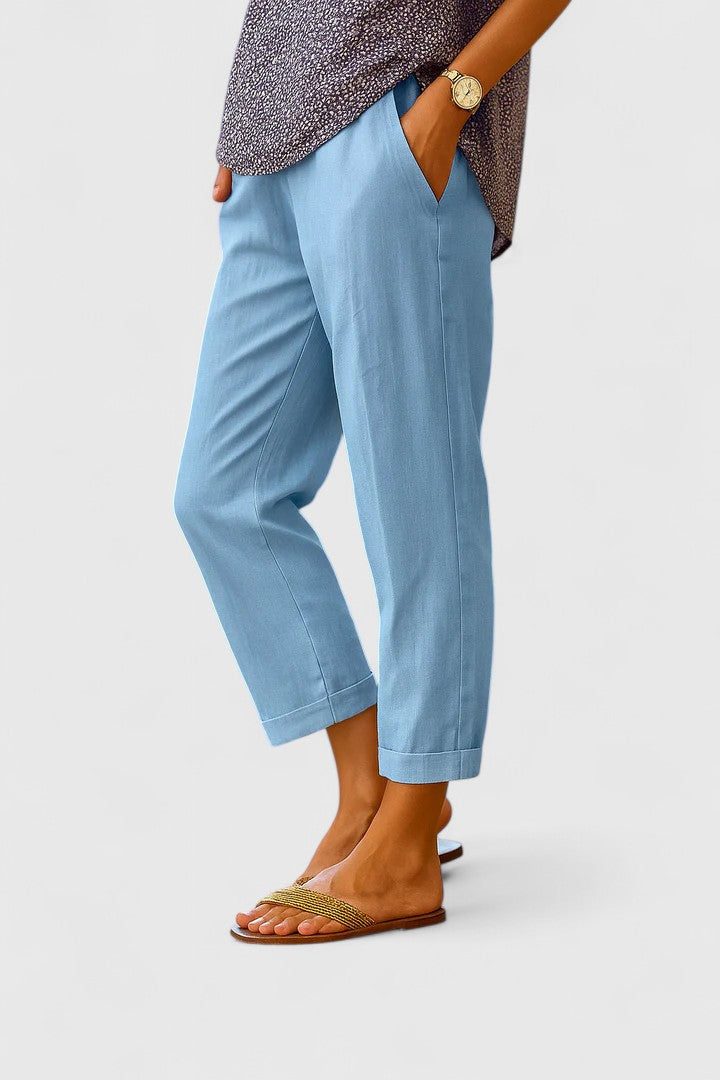 Women's Wide-Leg Pants side pockets