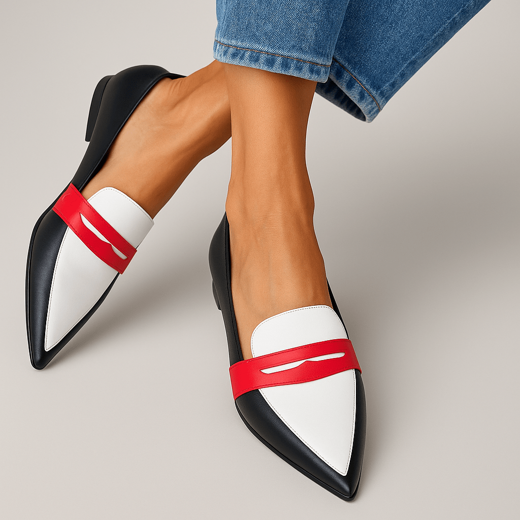 Mocasines de cuero para mujer