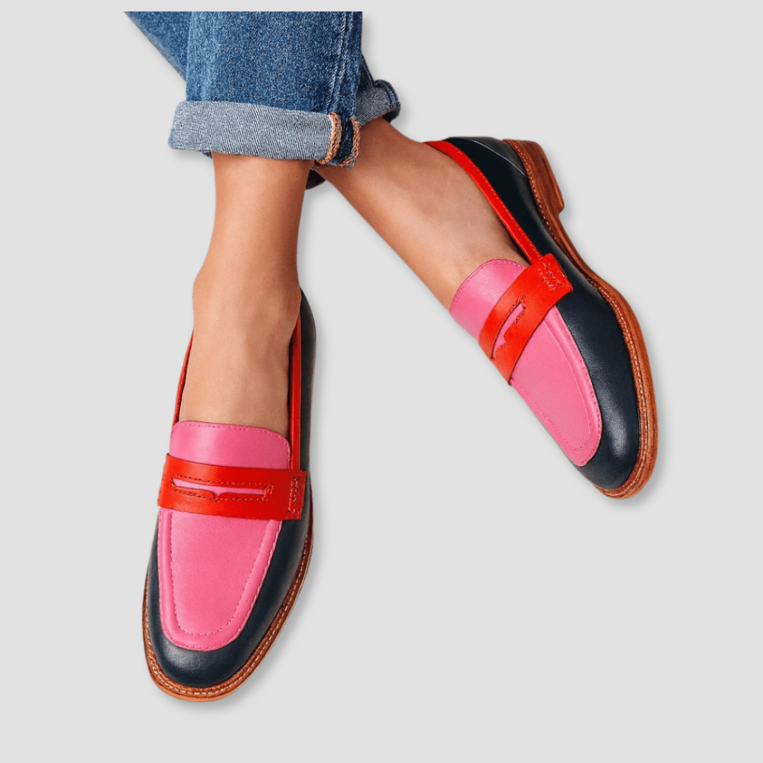 Mocasines de cuero para mujer