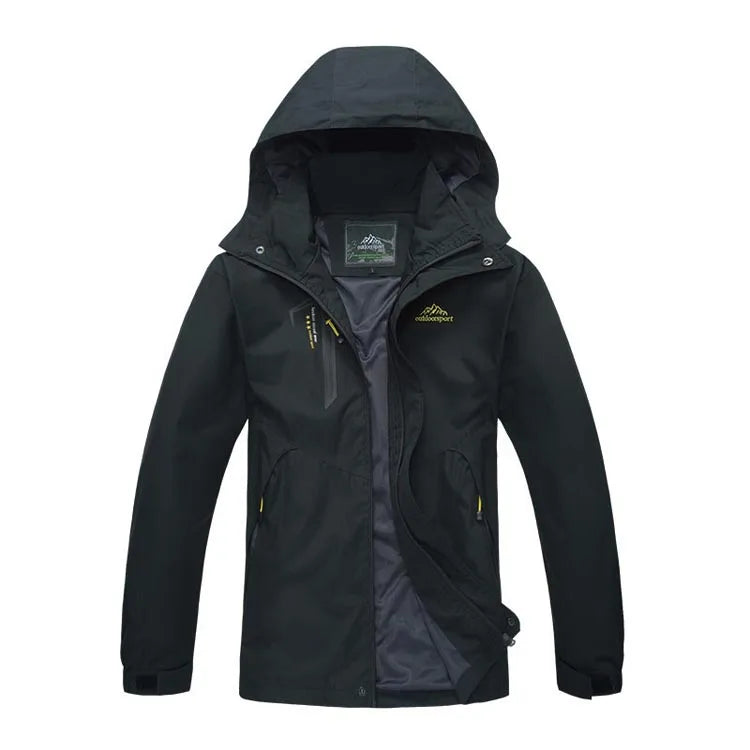 Women's Waterproof Hiking Jacket with Removable Hood