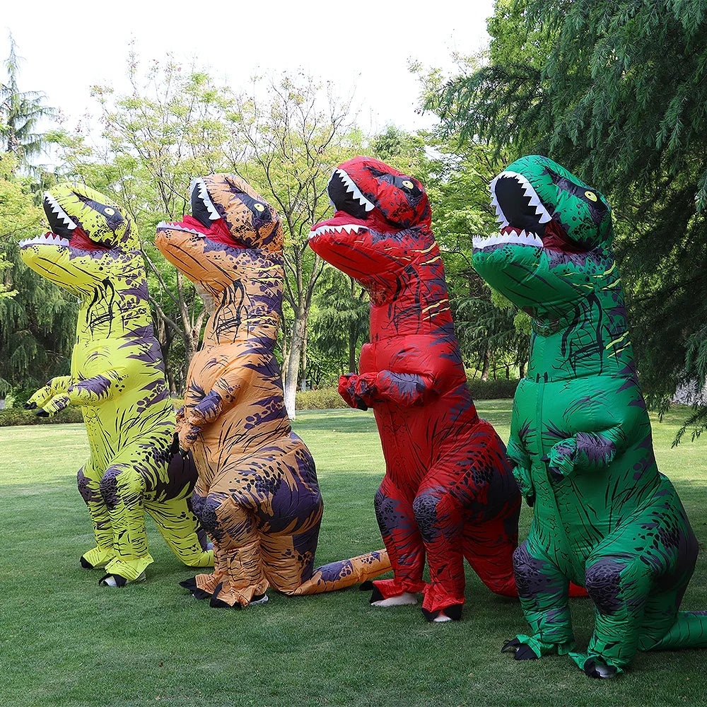 Inflatable Dinosaur Costume Unisex Halloween Cosplay Festival
