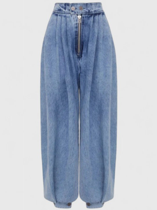 Women's Wide-Leg Pants pleated skirt