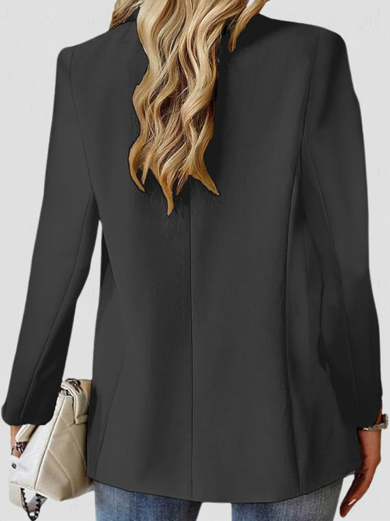 Ensemble blazer femme en denim