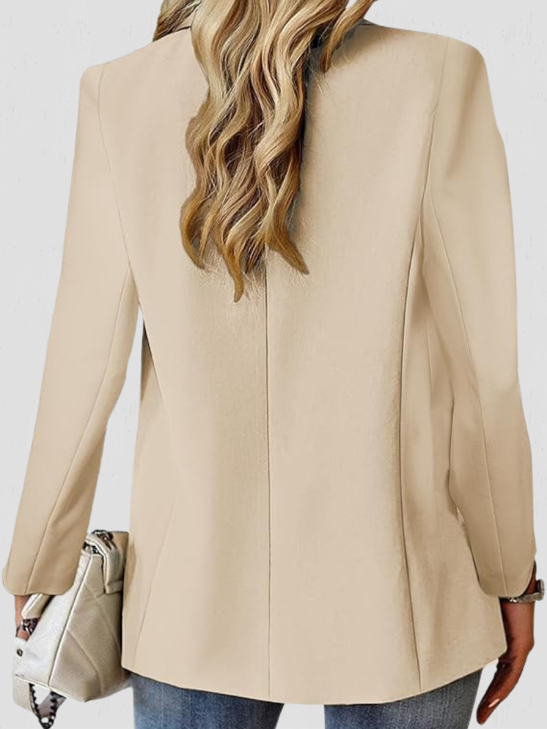 Ensemble blazer femme en denim