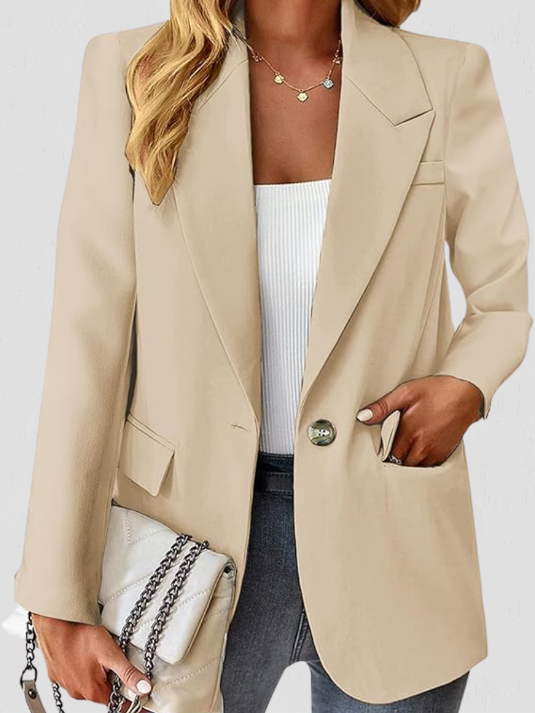 Ensemble blazer femme en denim