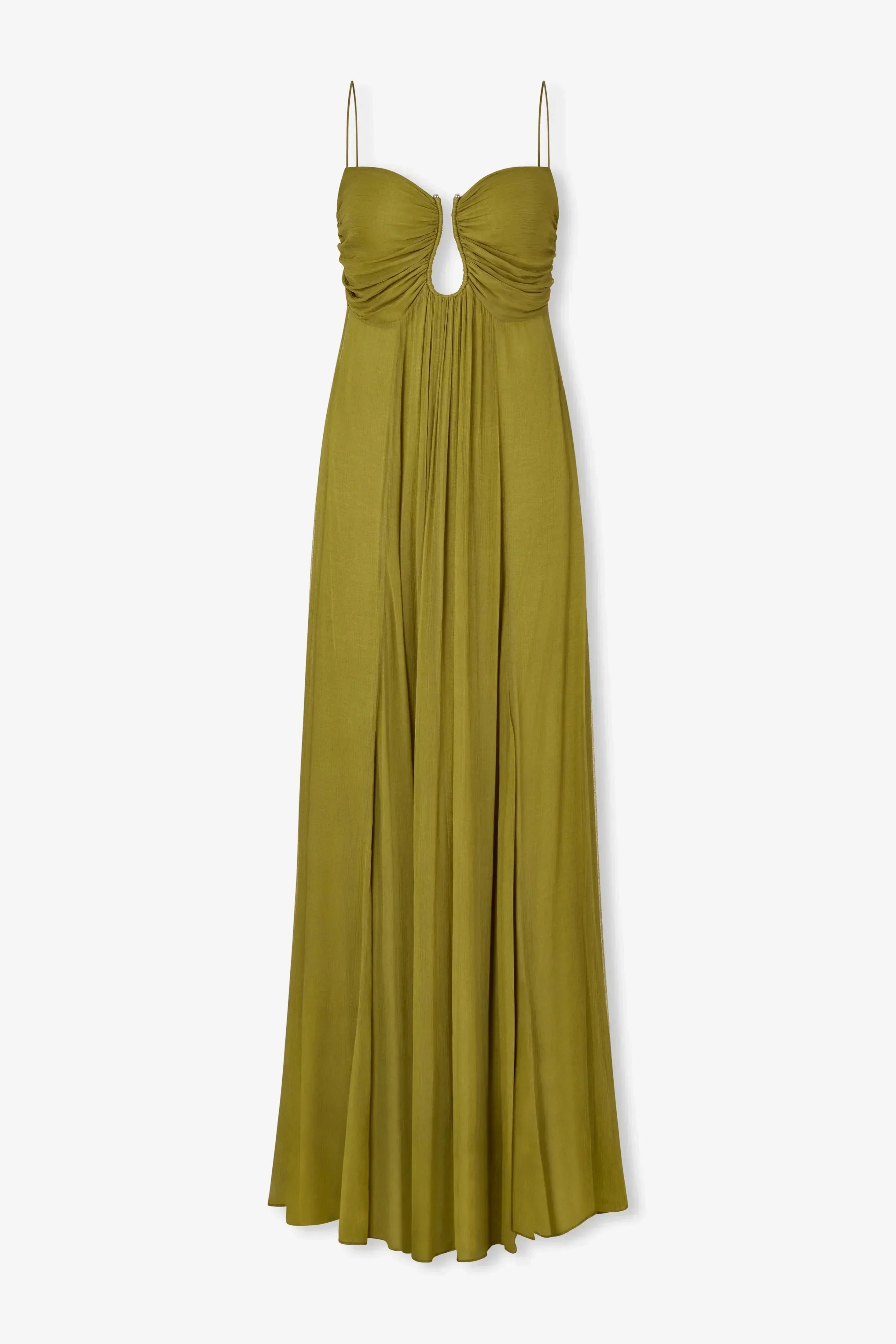 Vestido maxi para mujer con corte en línea A