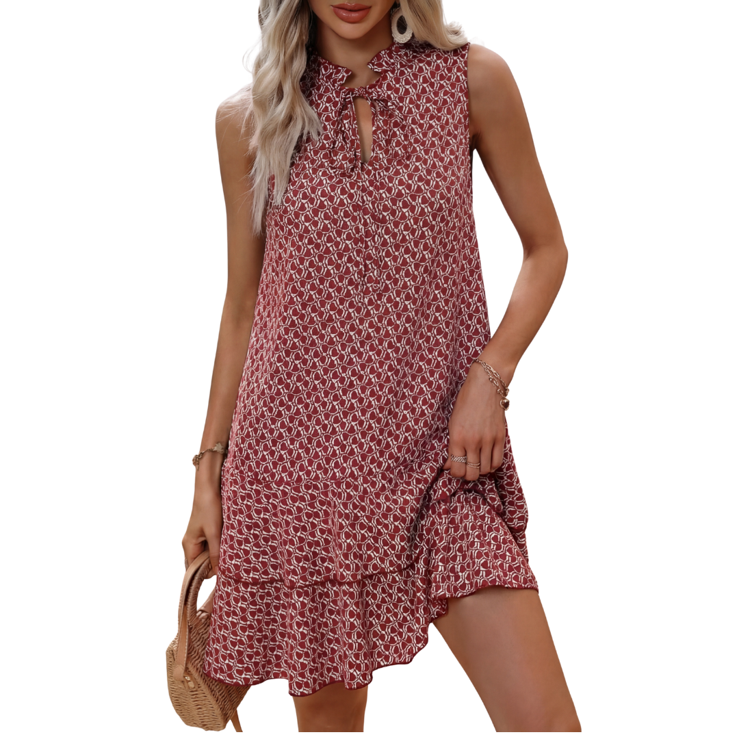 Women's Midi Dress V-neck