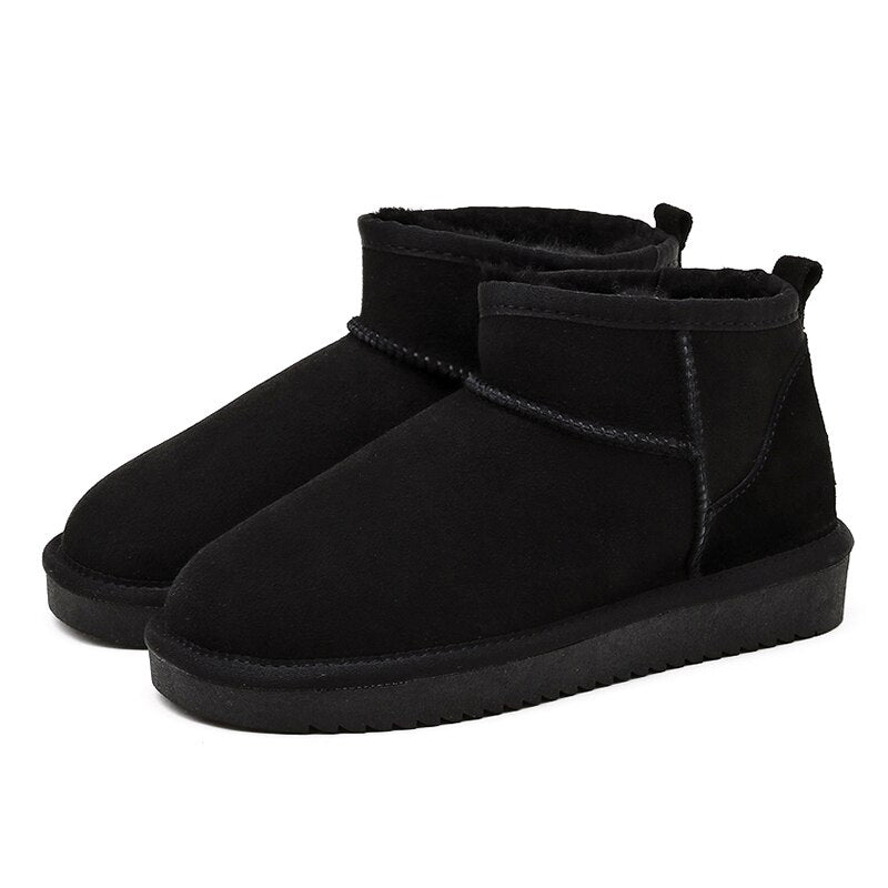 Botas para mujer con forro cálido y suela estable