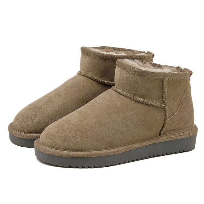 Botas para mujer con forro cálido y suela estable