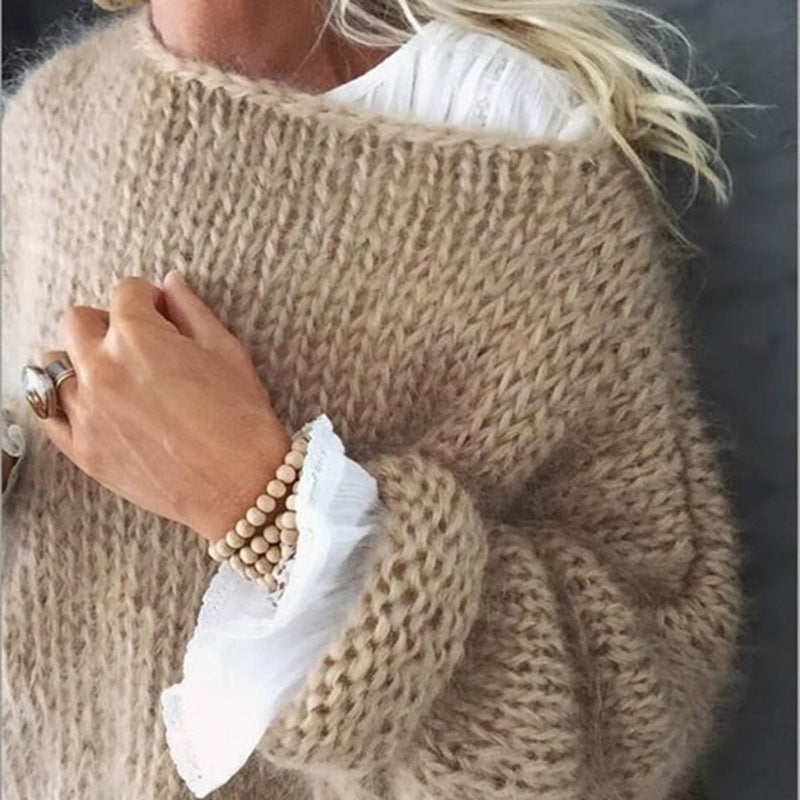 Women's Knitted Sweater Boho Style Warm Comfortable
