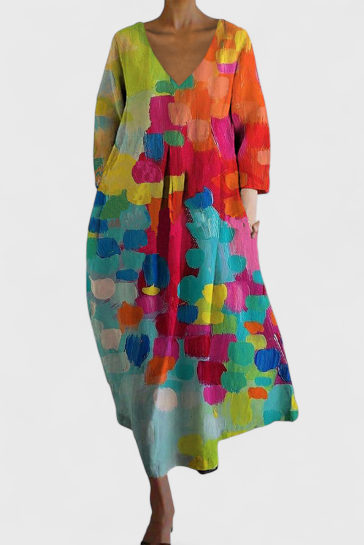 Women's Dress V-neck