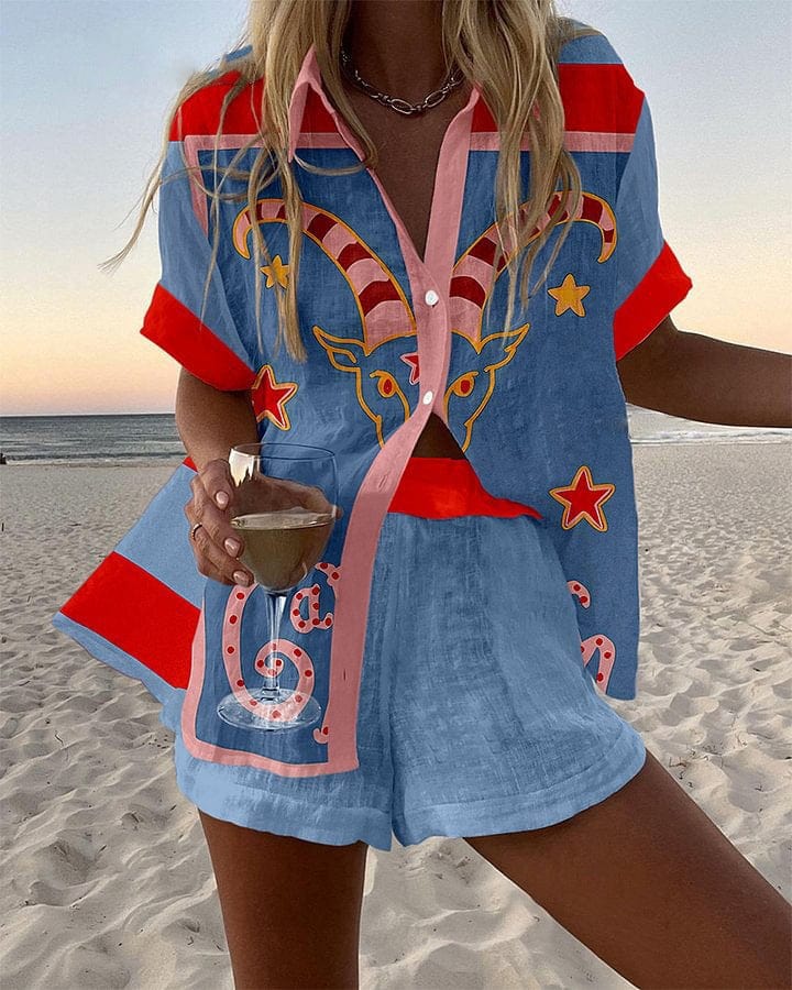 Robe pour femme en mélange lin-coton