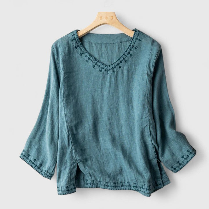 Women's Blouse V-neck