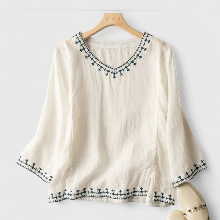 Women's Blouse V-neck