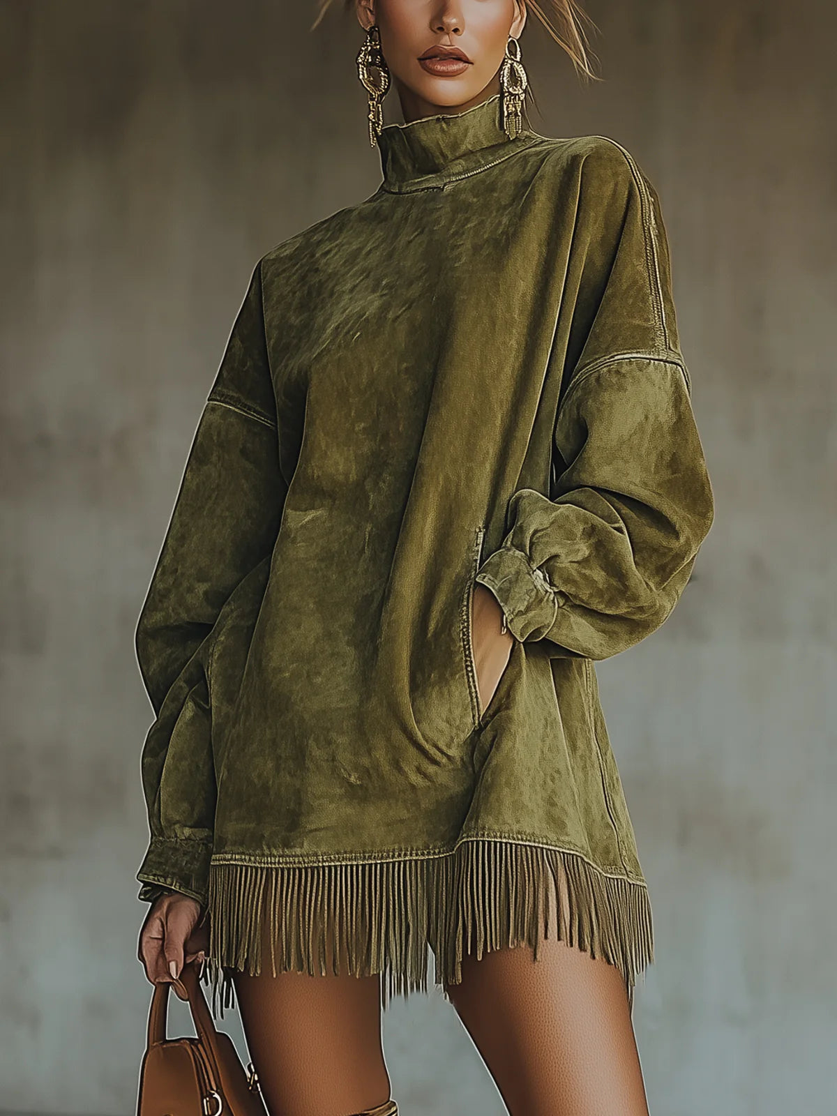 Women's Dress Suede