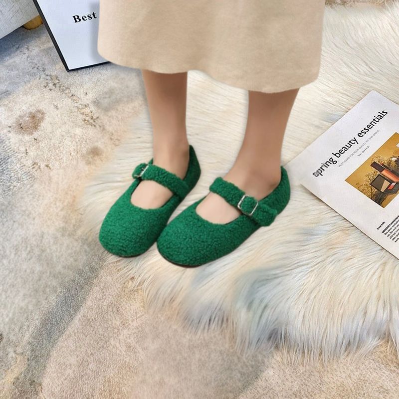 Mary Jane da donna in pelle