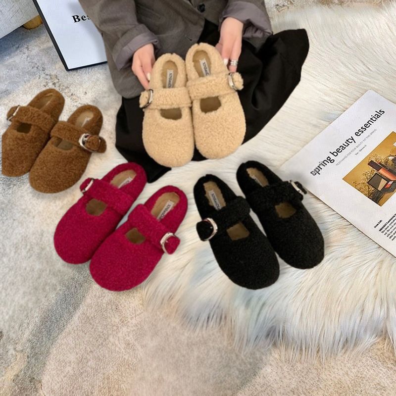 Mary Jane da donna in pelle