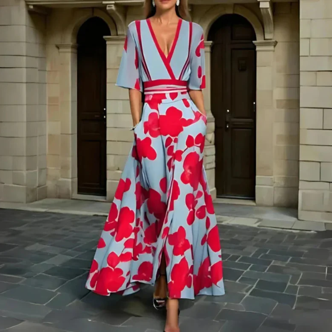 Robe pour femme à devant croisé