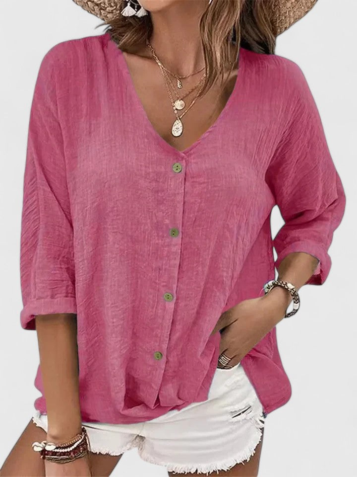 Women's Blouse V-neck