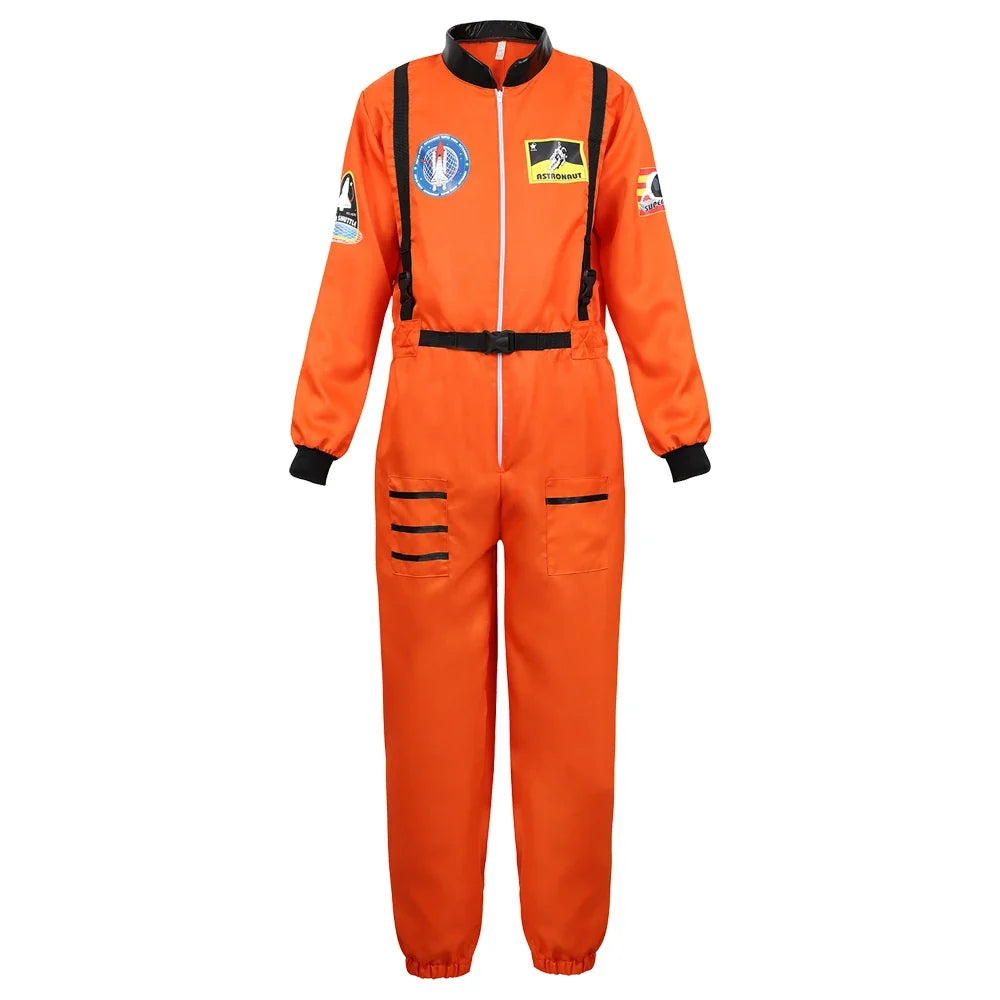 Astronaut Couple Costume Jumpsuit Unisex Halloween Cosplay