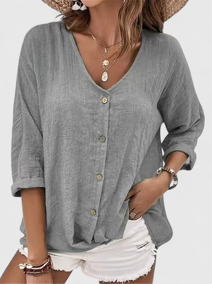 Women's Blouse V-neck