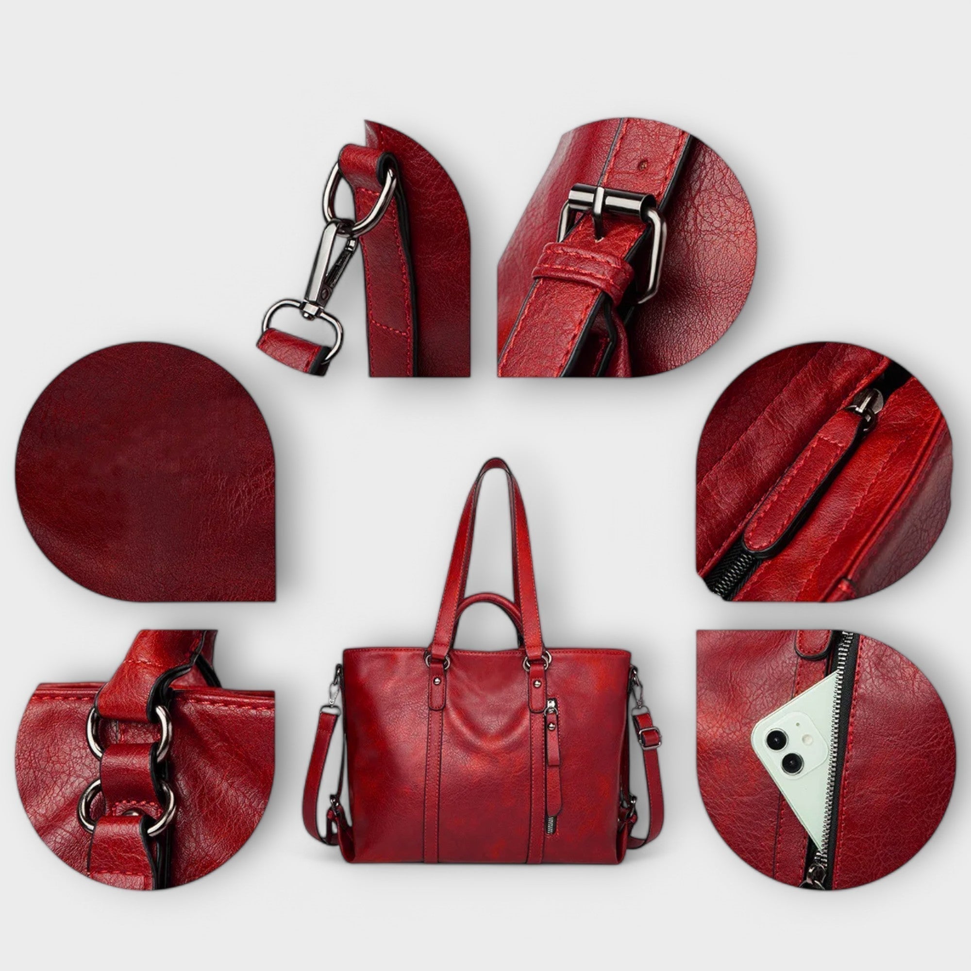 Lily | Large Leather Bag