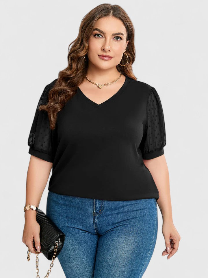 Vestido para mujer con escote en V