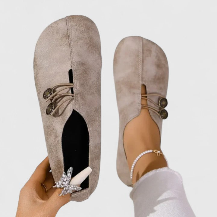 Mocasines para mujer con soporte ortopédico