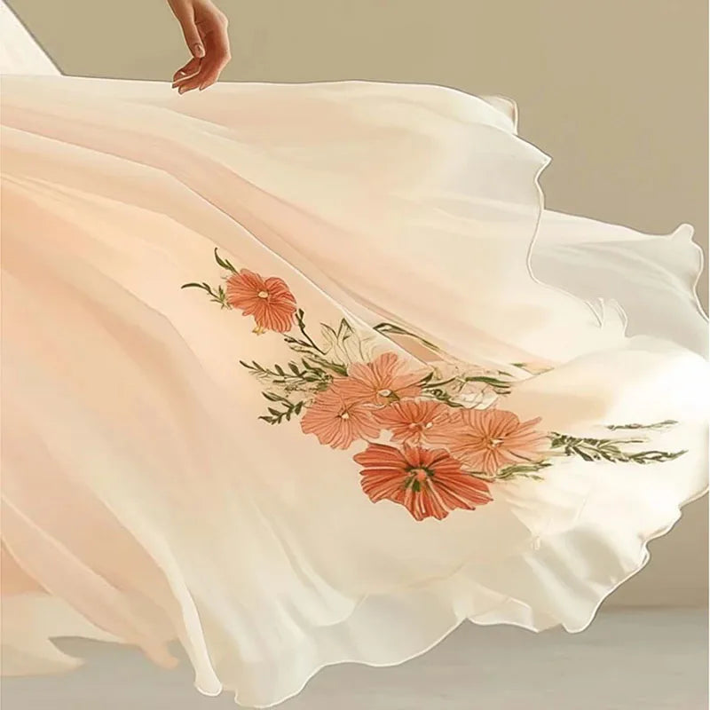 Women's Wedding Guest Dress V-neck