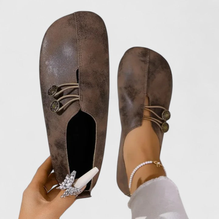 Mocasines para mujer con soporte ortopédico