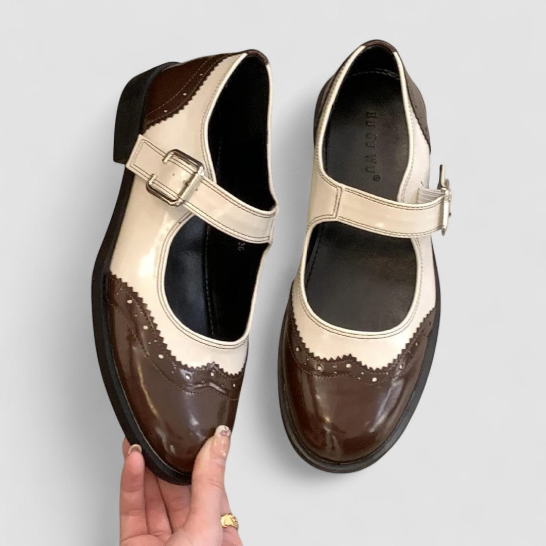 Chaussures Mary Jane pour femmes en cuir