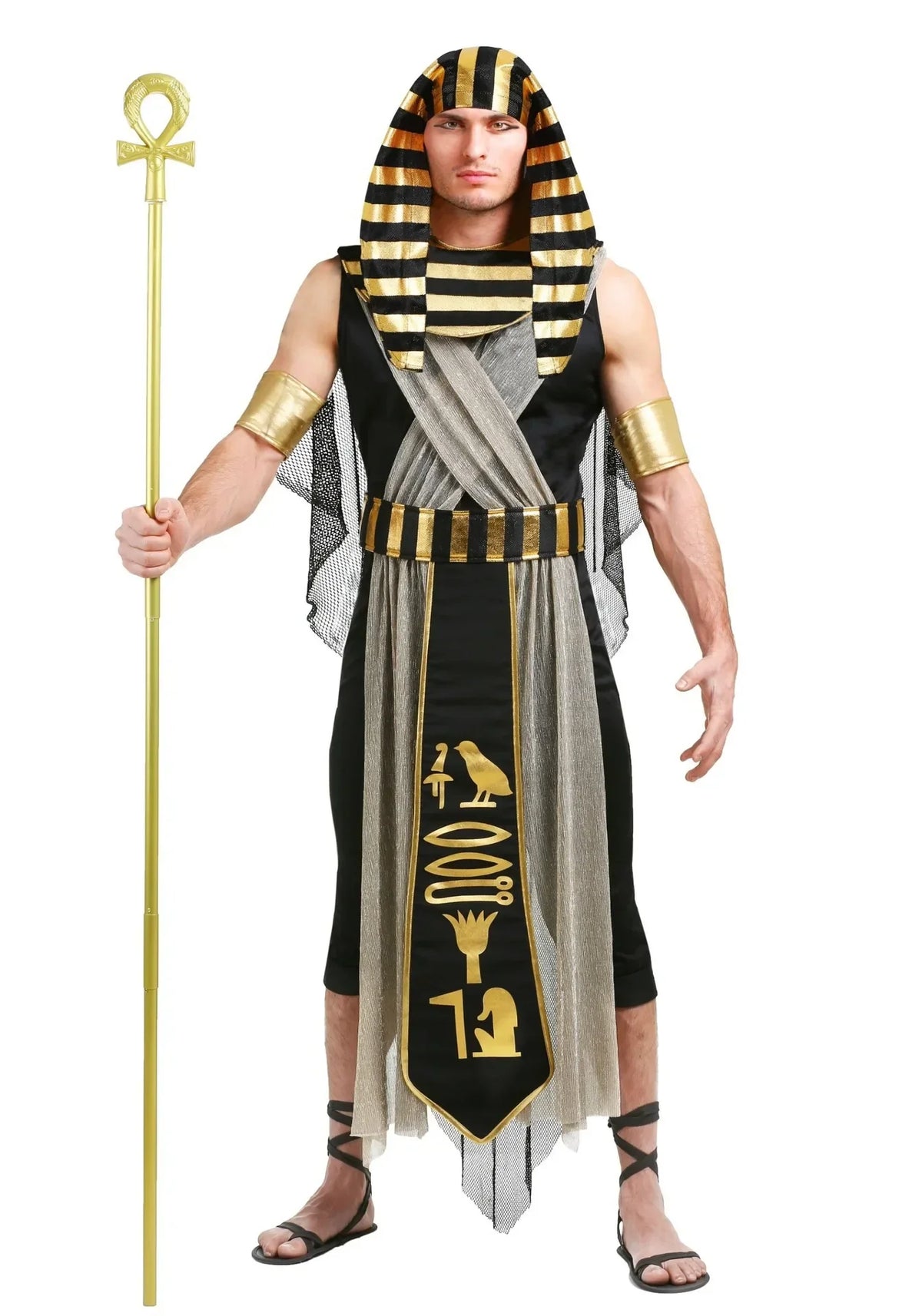 Egyptian Pharaoh & Queen Couple Costume Halloween Carnival