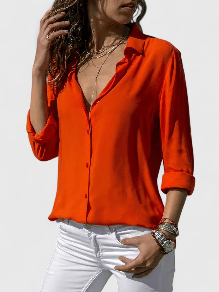 Women's Blouse V-neck