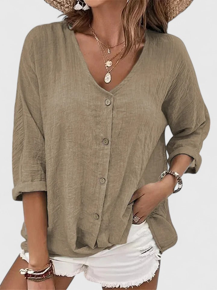 Women's Blouse V-neck