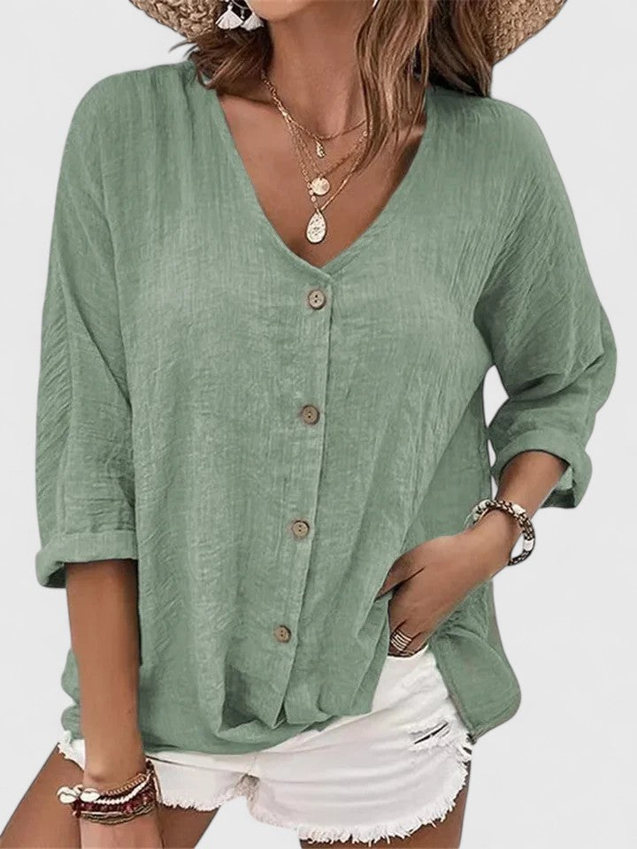 Women's Blouse V-neck