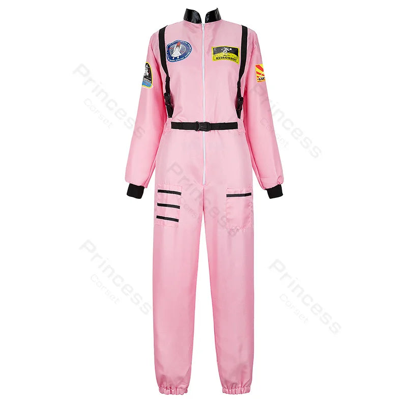Astronaut Couple Costume Jumpsuit Unisex Halloween Cosplay