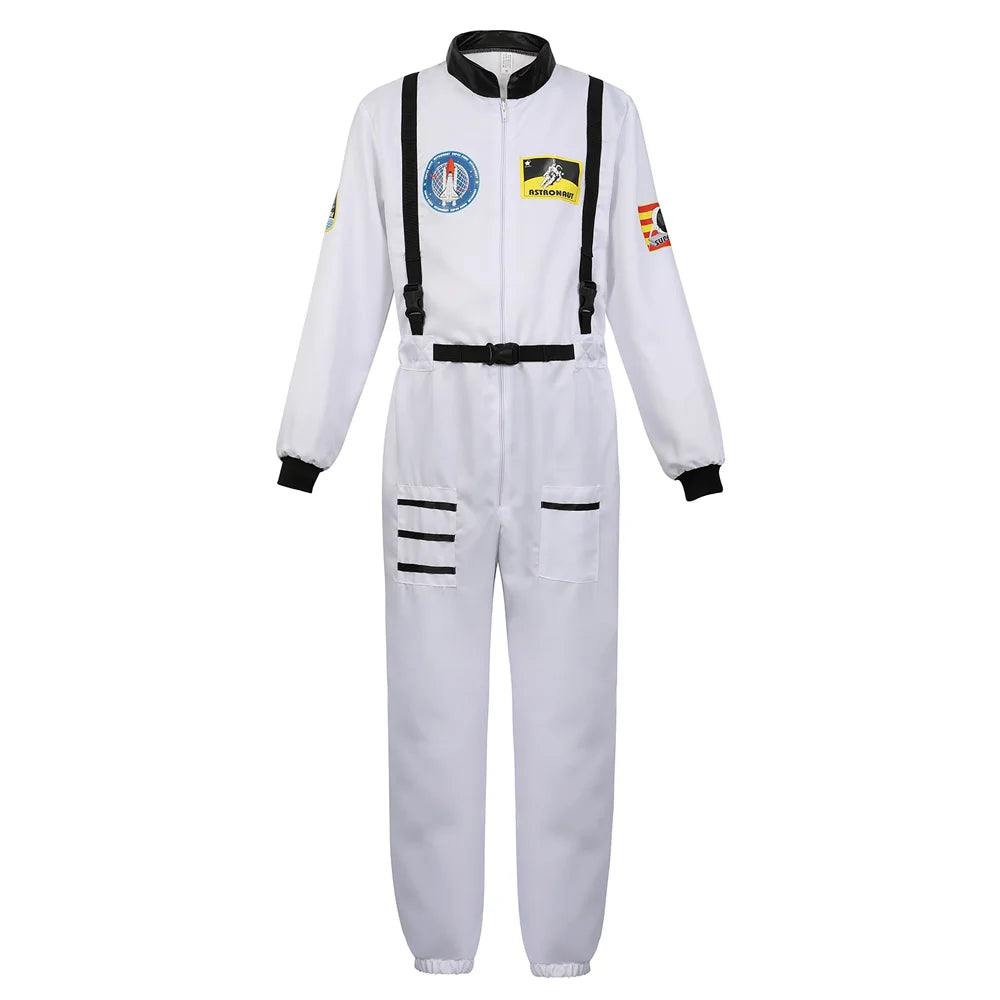 Astronaut Couple Costume Jumpsuit Unisex Halloween Cosplay