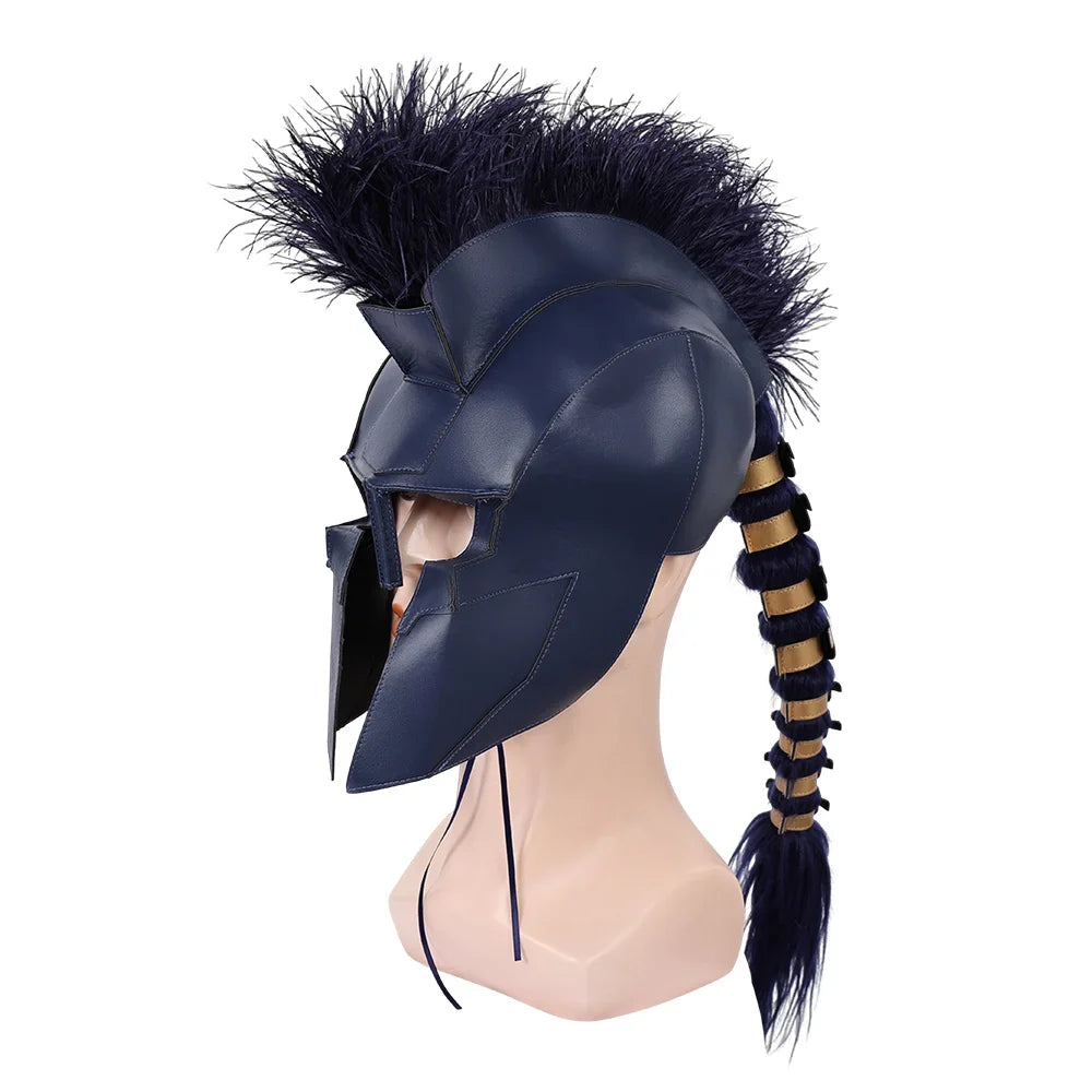 Spartan Warrior Helmet Unisex Halloween Cosplay Carnival